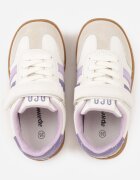 apawwa Pantofi Sport Sneakers Bej cu Branț din Piele și Curele și Cartofi Prăjiți Petheleia