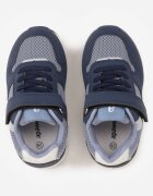apawwa Pantofi Sport Sneakers Bleumarin cu Branț din Piele și Inserții din Plasă Phaethiax
