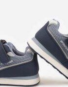 apawwa Pantofi Sport Sneakers Bleumarin cu Branț din Piele și Inserții din Plasă Phaethiax