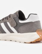 apawwa Pantofi sport sneakers cu scai și branț din piele Ladru Gri