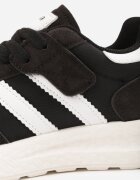 apawwa Pantofi sport sneakers cu scai și branț din piele Ladru Negri