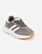 apawwa Pantofi sport sneakers cu scai și branț din piele Myrietara Gri