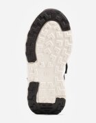 apawwa Pantofi sport sneakers cu scai și branț din piele Myrietara Negri