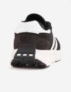 apawwa Pantofi sport sneakers cu scai și branț din piele Myrietara Negri