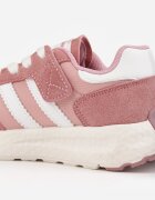 apawwa Pantofi sport sneakers cu scai și branț din piele Myrietara Roz