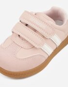 apawwa Pantofi Sport Sneakers Roz cu Branț din Piele Naturală și Curele Petogenia