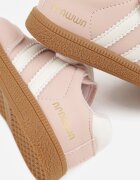apawwa Pantofi Sport Sneakers Roz cu Branț din Piele Naturală și Curele Petogenia