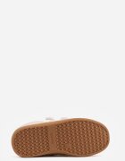 apawwa Pantofi sport Sneakers Roz cu branț din piele și benzi decorative Menilane