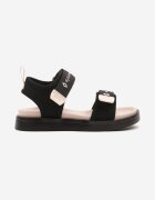 apawwa Sandale Negru-Roz Cu închidere Velcro Lialurea
