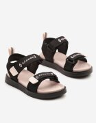 apawwa Sandale Negru-Roz Cu închidere Velcro Lialurea