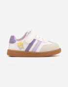 apawwa Sneakers bej cu branț din piele și decorațiuni 3D Ibysaris