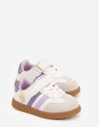 apawwa Sneakers bej cu branț din piele și decorațiuni 3D Ibysaris