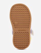 apawwa Sneakers bej cu branț din piele și decorațiuni 3D Ibysaris