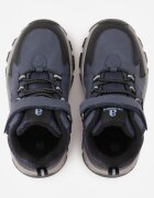 apawwa Sneakers din denim cu scai cu talpă groasă și profilată Highian Bleumarin
