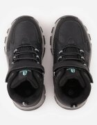 apawwa Sneakers din denim cu scai cu talpă groasă și profilată Highian Negri