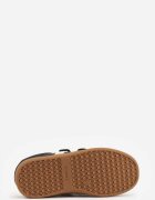 apawwa Sneakers Negri cu branț din piele și curele decorative Menilane