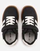 apawwa Sneakers Negri cu Branț din Piele și Curele Fyrora