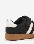 apawwa Sneakers Negri cu Branț din Piele și Curele Fyrora