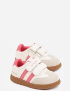 apawwa Sneakers portocalii cu branț din piele naturală și curele Petogenia
