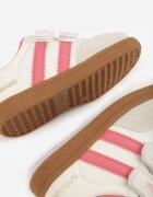 apawwa Sneakers portocalii cu branț din piele naturală și curele Petogenia