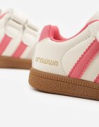 apawwa Sneakers portocalii cu branț din piele naturală și curele Petogenia