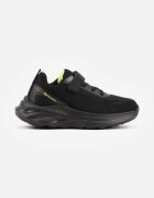 apawwa Sneakerși Negri cu talpă groasă cu relief Hyrene