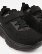 apawwa Sneakerși Negri cu talpă groasă cu relief Hyrene