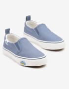 apawwa Tenisi slip-on albastre cu aplicație decorativă pe talpă Setarosa