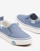 apawwa Tenisi slip-on albastre cu aplicație decorativă pe talpă Setarosa