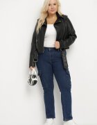 b.s.jeans Blugi Bleumarin Cargo Talie normală Croială dreaptă Belvila
