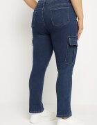 b.s.jeans Blugi Bleumarin Cargo Talie normală Croială dreaptă Belvila