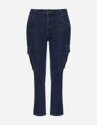 b.s.jeans Blugi Bleumarin Cargo Talie normală Croială dreaptă Belvila