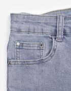 b.s.jeans Pantaloni scurți Albastri din denim Clasici cu Bumbac și cu Talie Înaltă Nelindra