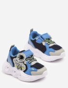 bacio&bacio kids Pantofi Sport Adidași Albastru-Gri cu LED-uri și Model de Basm Ulaniella