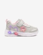 bacio&bacio kids Pantofi Sport Argintii Sneakers cu inimă LED-uri și stele Ulamaris