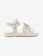 bacio&bacio kids Sandale Albe cu Fluturi 3D și Zirconii Clelianne