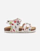 bacio&bacio kids Sandale albe cu motiv de dulciuri Zivette