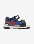 bacio&bacio kids Sandale Sportive Albastru-Roșii cu Cusături Decorative și Închidere cu Velcro Zireline