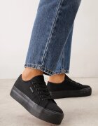 badoxx Adidași Clasici Negri cu Talpă Groasă Maireli