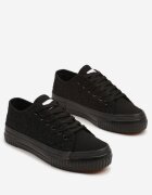 badoxx Adidași Negri Casual cu Carâmb Decorat cu Broderie Meppna