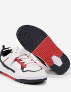 badoxx Adidași Sport Albi cu Talpă Groasă cu Închidere cu Scai Avasoni