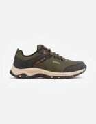 badoxx Pantofi de trekking cu model geometric embosat și inscripția Jovianne Bej închis