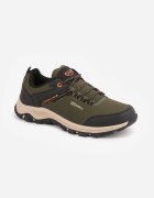badoxx Pantofi de trekking cu model geometric embosat și inscripția Jovianne Bej închis