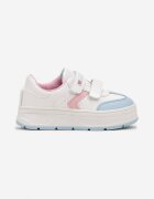 badoxx Pantofi sport Albi-Albaștri cu Scai cu Inserții Decorative Meribelles