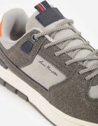 badoxx Pantofi sport gri deschis decorați cu relief și inscripții Hermala