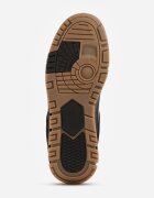 badoxx Pantofi sport negri Sneakers decorați cu embosare și inscripții Hermala