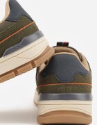badoxx Pantofi Sport Sneakers Bej închiși Decorați cu ștanțare și inscripții Hermala