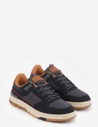 badoxx Pantofi Sport Sneakers bleumarin Decorați cu model în relief și inscripții Hermala
