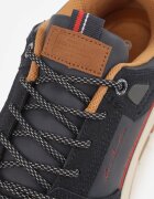 badoxx Pantofi Sport Sneakers bleumarin Decorați cu model în relief și inscripții Hermala