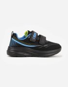badoxx Pantofi Sport Tip Sneakers Negri cu scai cu talpă din spumă Delmavia